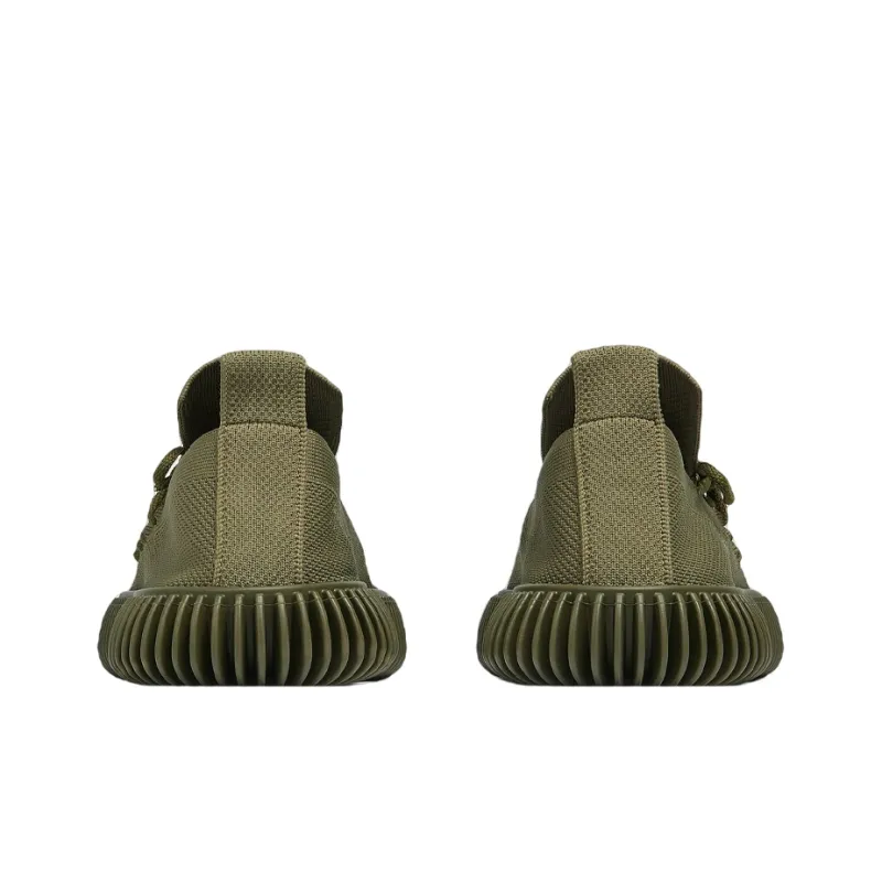 Bottega Veneta Ripple Fabric Trainer Khaki Green-4