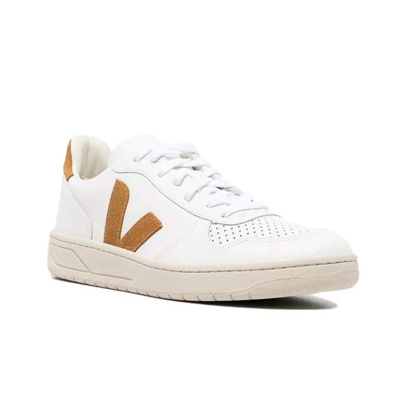 VEJA V 10 Leather 'White Camel'-2