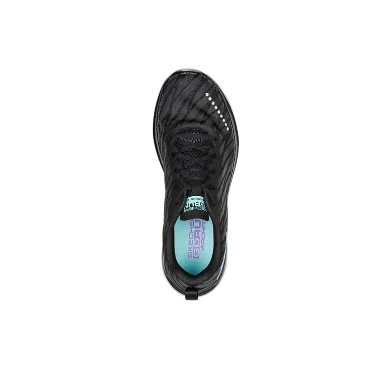 Skechers GO RUN Razor Excess 2 Slip-Resistant Low-Top Running Shoes Women's Black-3