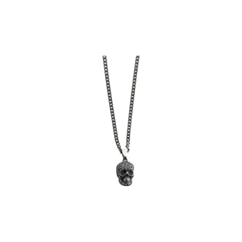 Alexander McQueen Swarovski Pave Skull Necklace