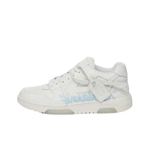 OFF-WHITE Out Of Office 'OOO' Low Tops For Walking White Light Blue 2021