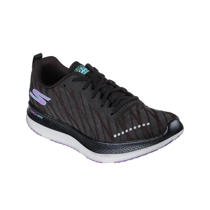 Skechers GO RUN Razor Excess 2 Slip-Resistant Low-Top Running Shoes Women's Black-2