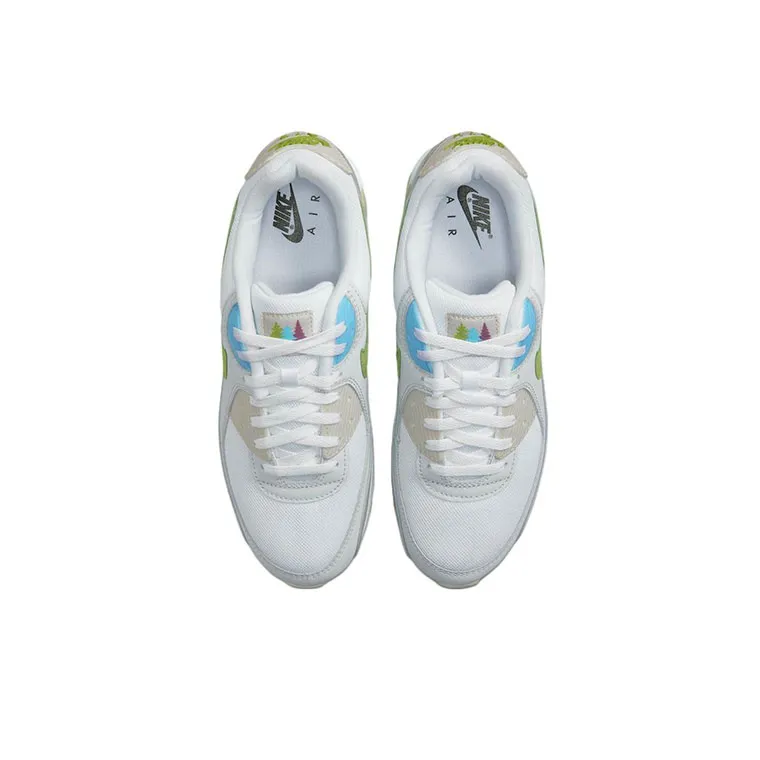 Nike Air Max 90 White Chlorophyll University Blue-3