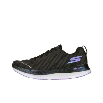 Skechers GO RUN Razor Excess 2 Slip-Resistant Low-Top Running Shoes Women's Black