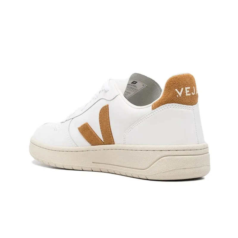 VEJA V 10 Leather 'White Camel'-3