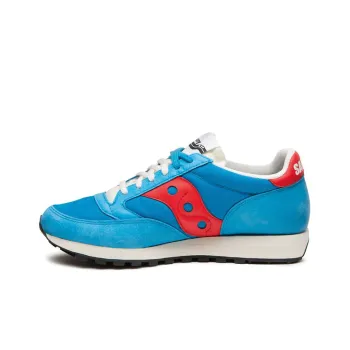 Saucony Jazz 81 Low-Top Running Shoes Men's Blue Red