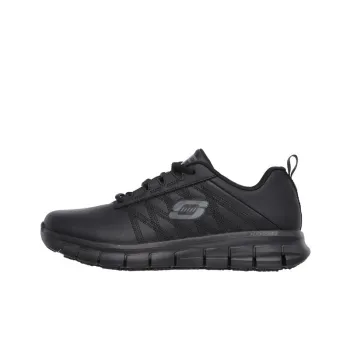 Skechers Relaxed Fit Sure Track Erath SR Cushioned Slip Resistant Abrasion Resistant Low Top Casual Shoes Women's Black