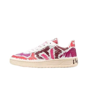 VEJA x MARNI V 10 Low Top Stylish Skateboarding Shoes Men's Red