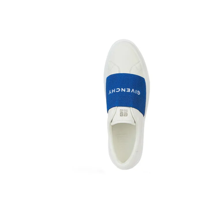 GIVENCHY City Low-Top Stylish Skateboarding Shoes Men's White Blue-2