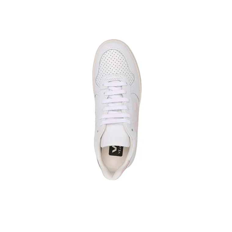 VEJA V 10 Low Top Sneakers 'White Pink' Women's-4