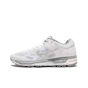 Mizuno Synchro Mx 2 Wear-Resistant Low-Top Running Shoes Men's White Silver