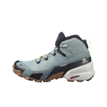 SALOMON Gore Te Cross Hike Mid Abrasion Resistant High Top Mountaineering Hiking Shoes Women's Black Blue