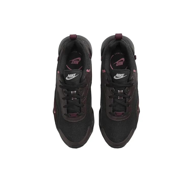 Nike RYZ 365 2 Cushioned Slip Resistant Breathable Low Top Casual Shoes GS Black Red-3