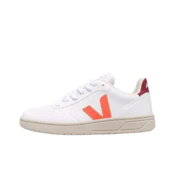 VEJA V 10 Cwl 'White Orange Fluo Marsala'