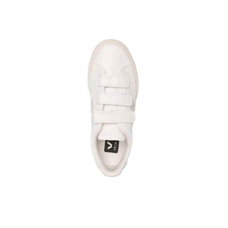 VEJA Recife Chromefree Leather 'Extra White Pierre Natural-4