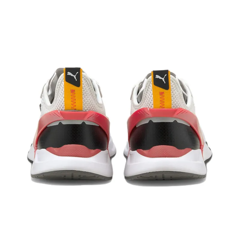 PUMA Scuderia Ferrari Ionspeed Motorsport Low-Top Running Shoes Men's White Black Pink-3