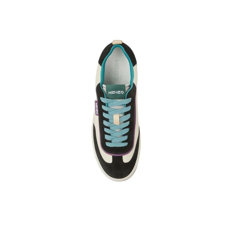 KENZO Takumi Takada Slip Resistant And Abrasion Resistant Coverage Low Top Sports Casual Shoes Men's Black White-3