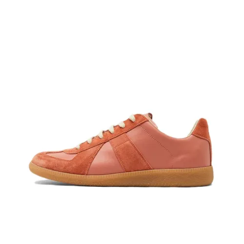 Maison Margiela Replica Skateboard Shoes Women's Low-Top Pink/Orange