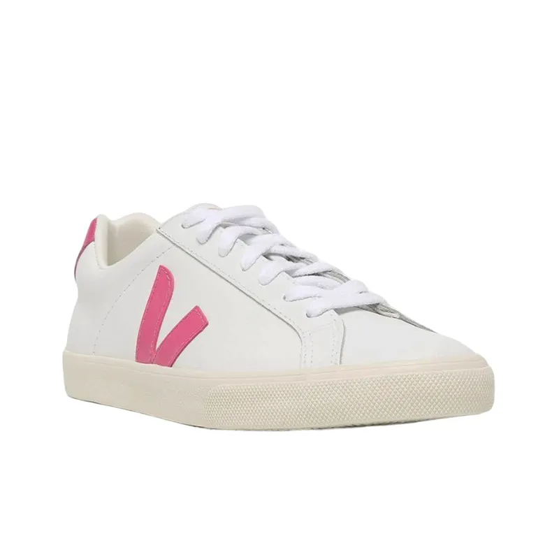 VEJA Esplar Skateboard Shoes Women's Low Top White Red-2