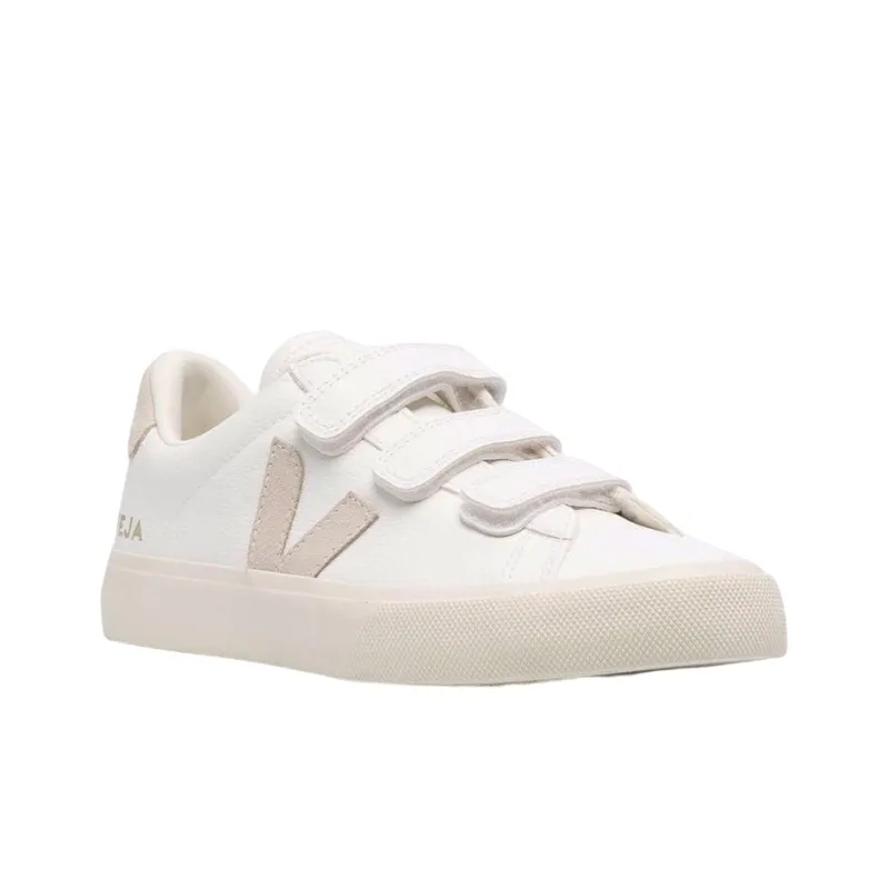 VEJA Recife Chromefree Leather 'White Sable'-2