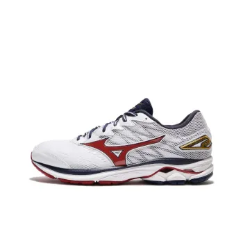 Mizuno Rider 20 Running Shoes Men Low Top White/Blue/Red
