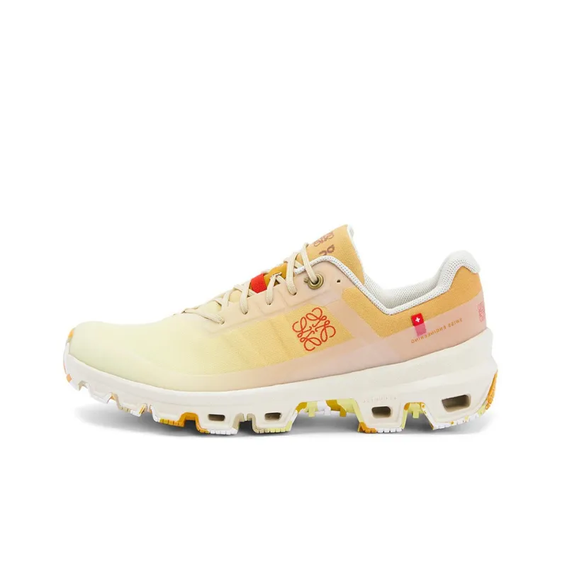 On x LOEWE Cloudventure Wear Resistant Low Top Sports Casual Shoes Men's Gradient Yellow-0
