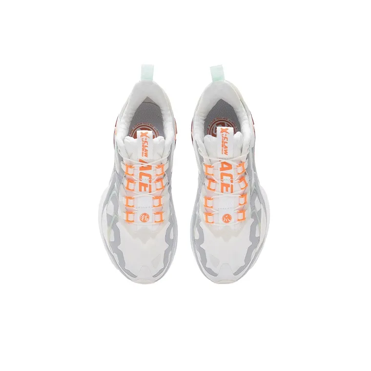 LiNing Casual Shoes Women's Low Top Mist White/Glacier Gray-3