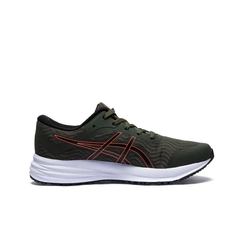 Asics Patriot 12 Running Shoes Men Low-Top Green/Black-1