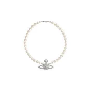 Vivienne Westwood Man. Bas Relief Pearl Necklace Necklaces Men