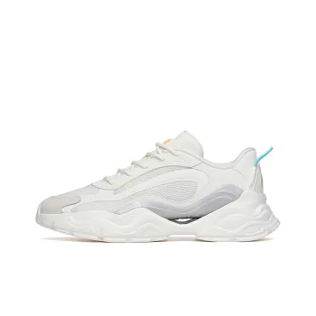 Anta Millennial Cushioning Anti Slip And Wear Resistant Low Top Casual Shoes Women's Ivory White