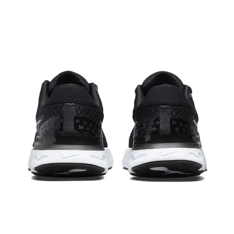 Nike React Infinity Run Flyknit 3 Black White-4
