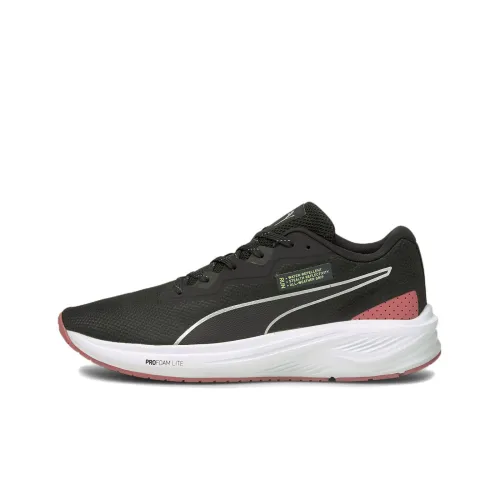 PUMA Aviator Running Shoes Unisex Low-Top Black/White/Pink