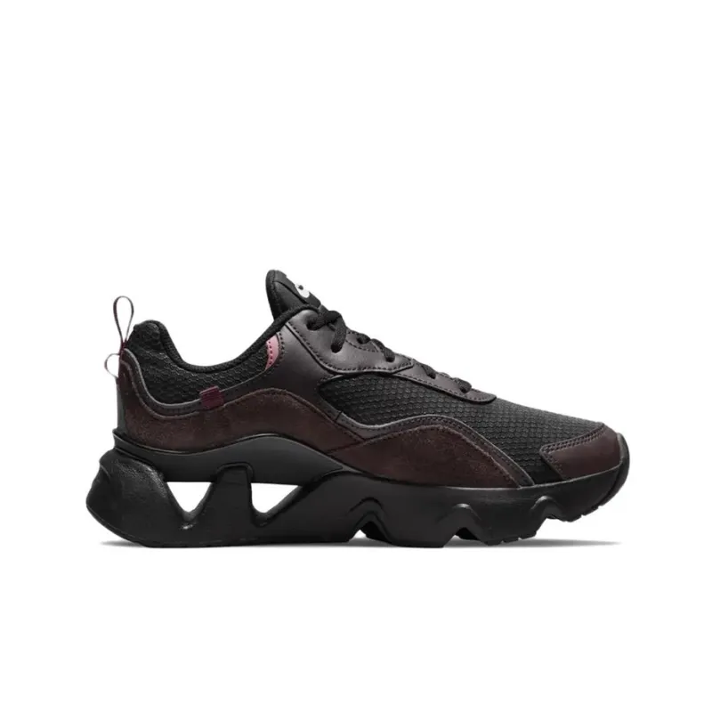 Nike RYZ 365 2 Cushioned Slip Resistant Breathable Low Top Casual Shoes GS Black Red-1