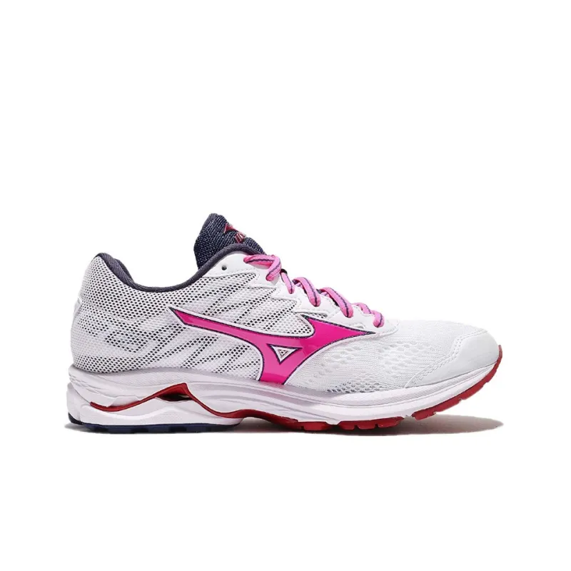 Mizuno Rider 20 Running Shoes Women's Low Top White/Pink-1