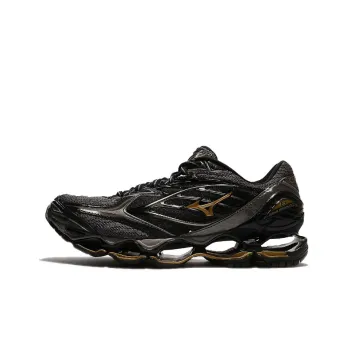 Mizuno Prophecy 6 Wave Wear-Resistant Low-Top Running Shoes Men's Black Gold