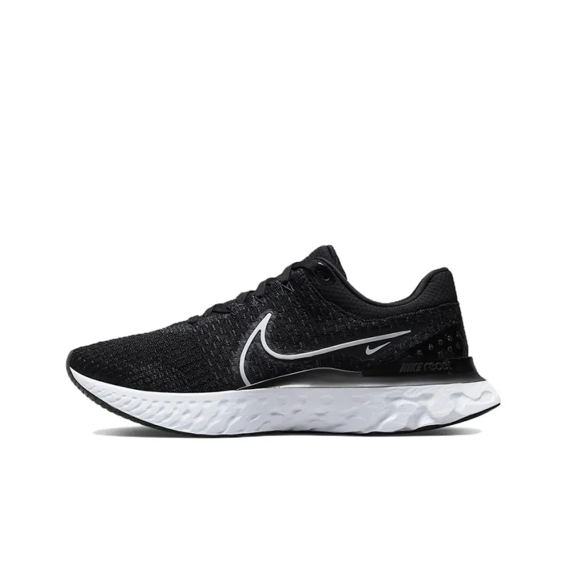 Nike React Infinity Run Flyknit 3 Black White-0