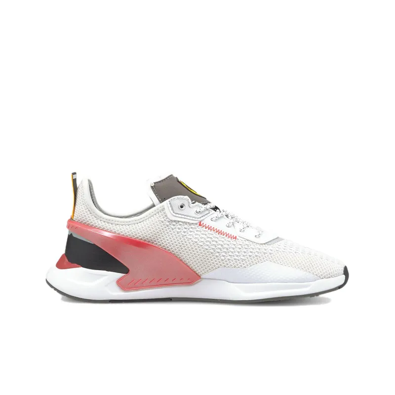 PUMA Scuderia Ferrari Ionspeed Motorsport Low-Top Running Shoes Men's White Black Pink-1