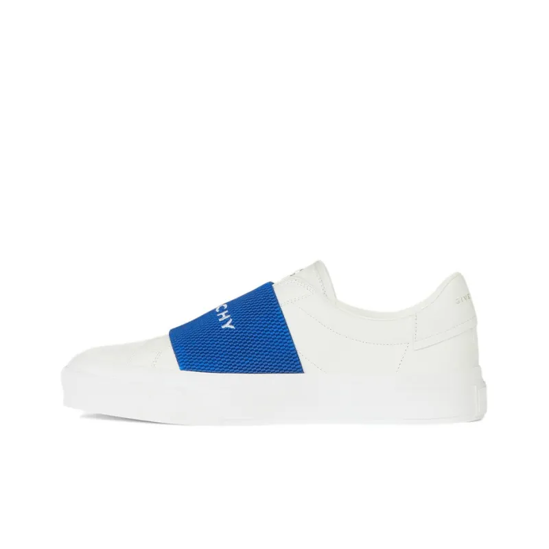 GIVENCHY City Low-Top Stylish Skateboarding Shoes Men's White Blue-0