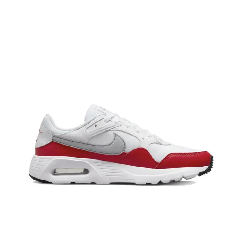 Nike Air Max Sc White University Red Wolf Grey-1