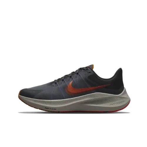 Nike Zoom Winflo 8 Running Shoes Men Low-Top Black/Orange