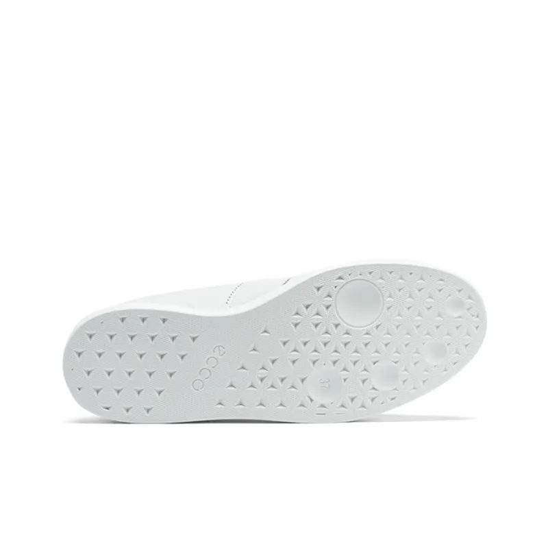 Ecco Street Light Series Stylish Skateboarding Shoes Women's White-4