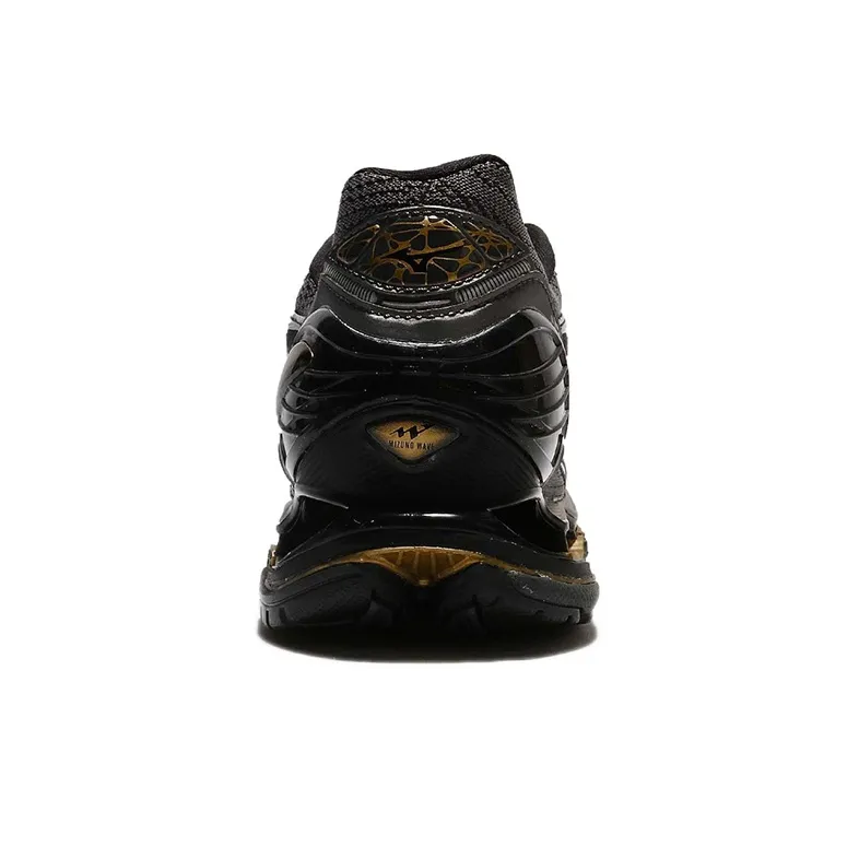 Mizuno Prophecy 6 Wave Wear-Resistant Low-Top Running Shoes Men's Black Gold-3