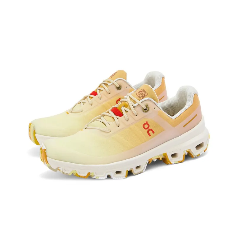 On x LOEWE Cloudventure Wear Resistant Low Top Sports Casual Shoes Men's Gradient Yellow-2