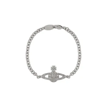 Vivienne Westwood Street Style Chain Logo Bracelet
