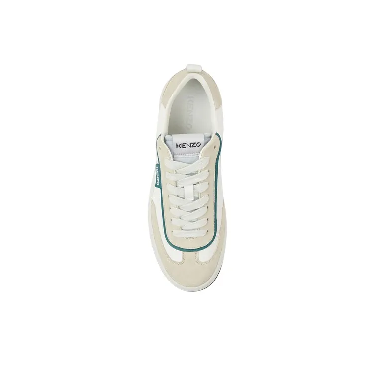 KENZO Kourt 80 Anti-Slip And Wear-Resistant Coverage Low-Top Casual Shoes Men's White-3