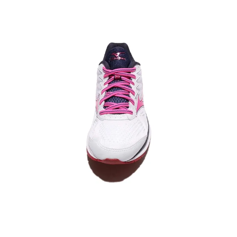 Mizuno Rider 20 Running Shoes Women's Low Top White/Pink-2
