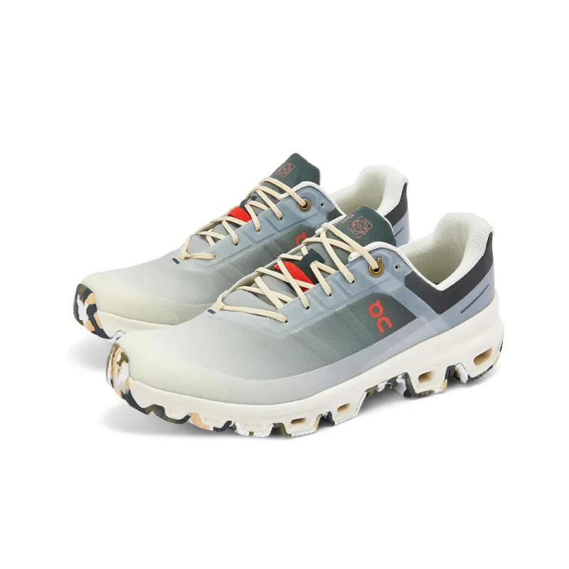 On x LOEWE Cloudventure Abrasion Resistant Low Top Sports Casual Shoes Unisex Gray White-1
