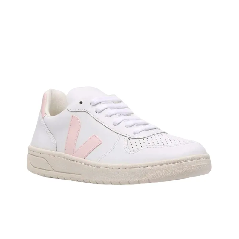 VEJA V 10 Low Top Sneakers 'White Pink' Women's-2