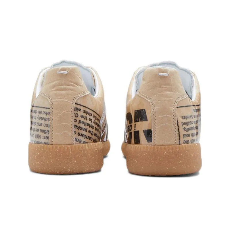 Maison Margiela Replica Low Top Stylish Skateboarding Shoes Women's Light Umber-4
