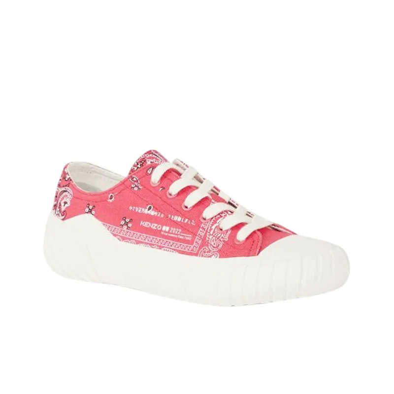 KENZO Cushioning, Slip Resistant, Abrasion Resistant Coverage Low Top Canvas Shoes Women's Pink-1